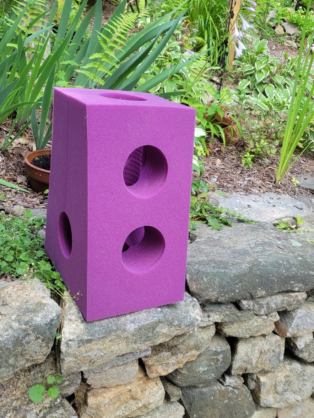 Purple Foam  Arm Rest